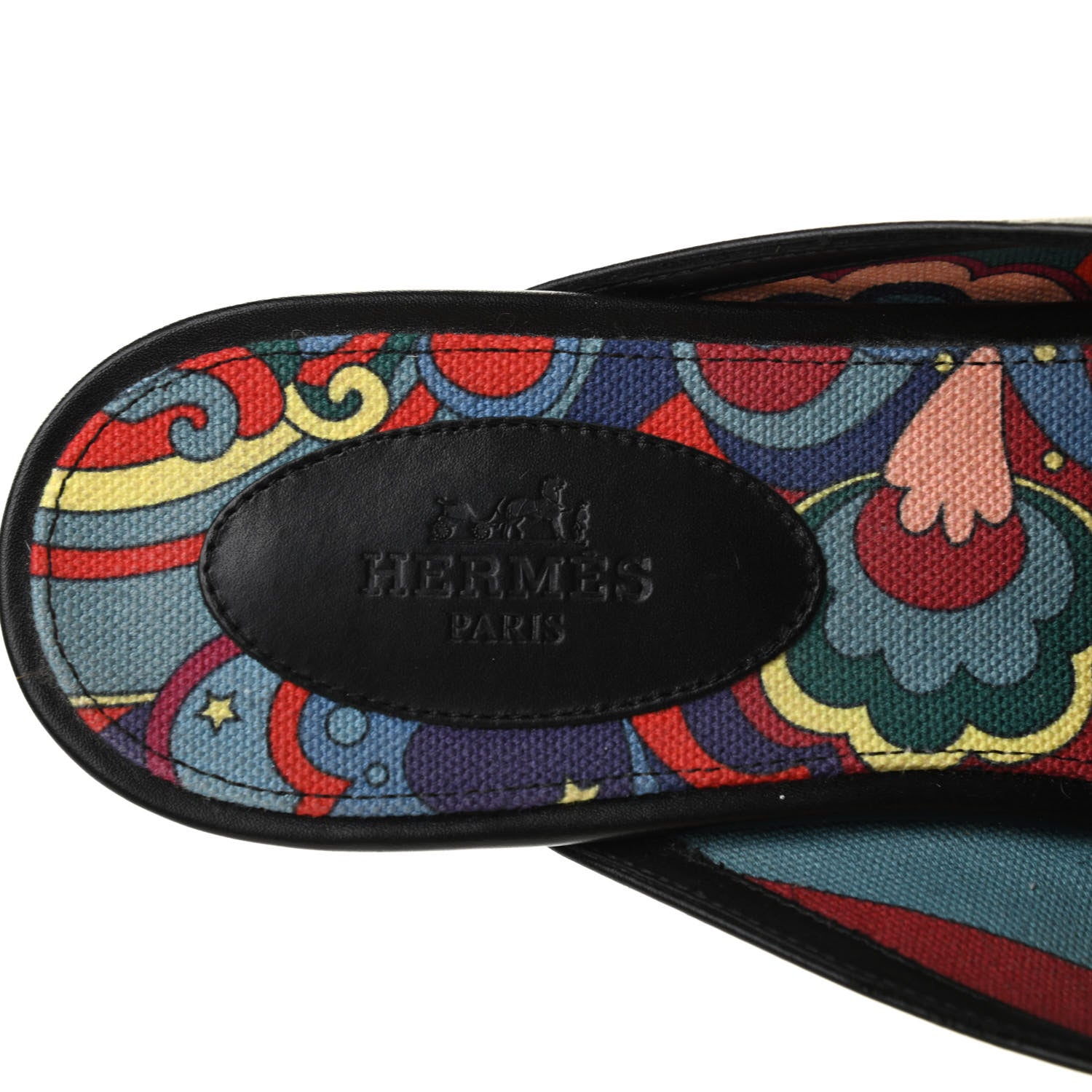 Hermes Goatskin Oz Mules 40 Black 6 of 7