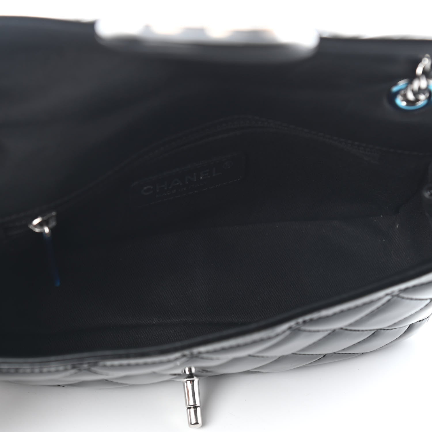 Chanel Patent Quilted Small Coco Shine Flap Black 5 of 9