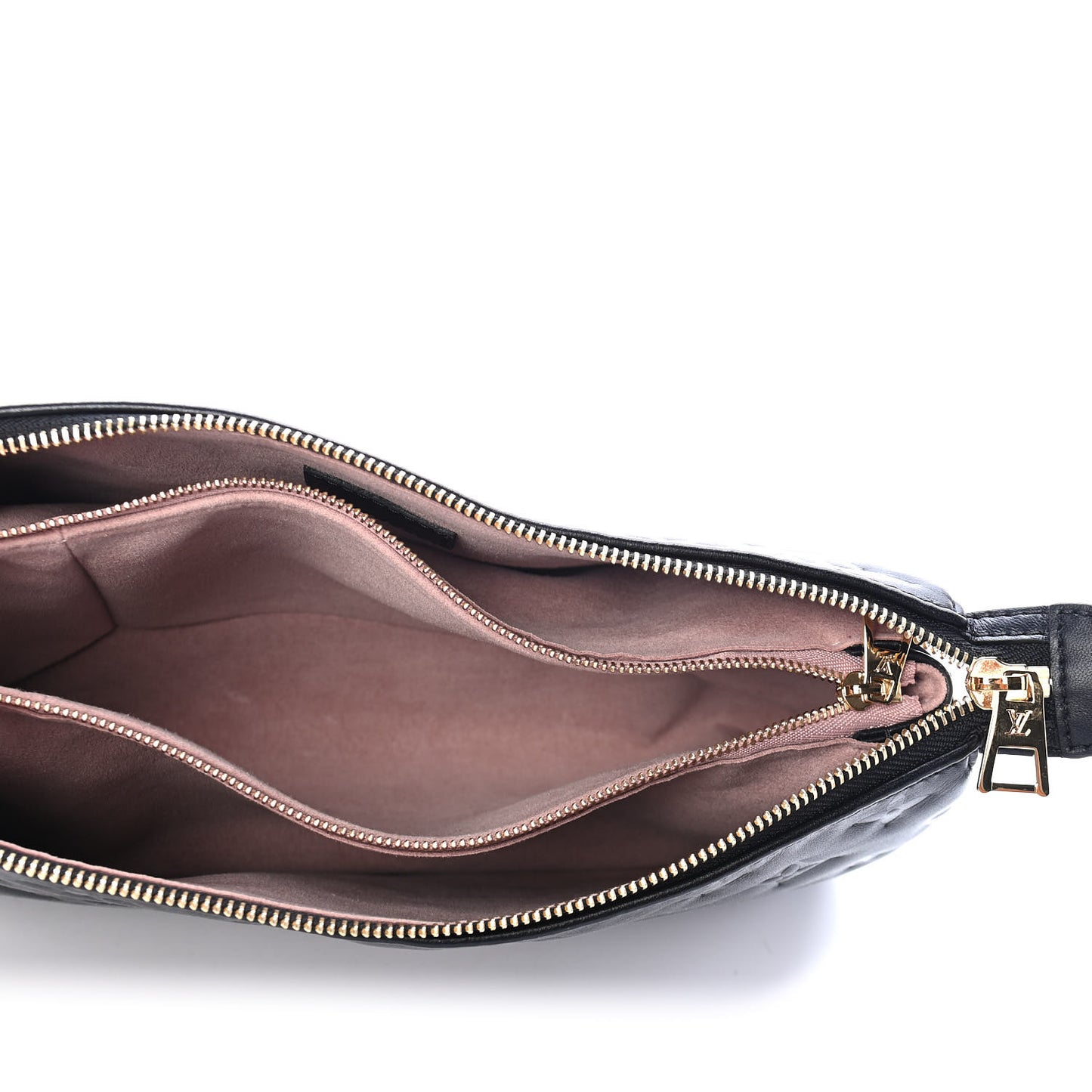 Lambskin Embossed Monogram Coussin PM Black