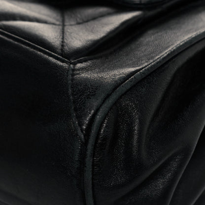 Chanel Calfskin Quilted Accordion Flap Black 10 of 15