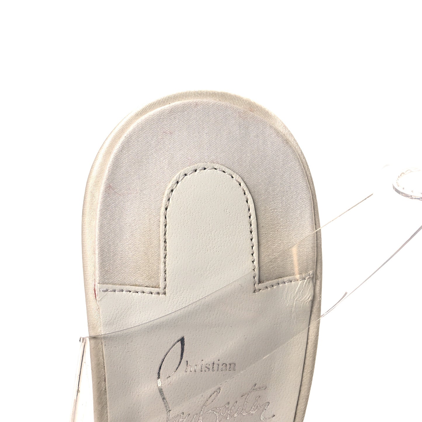 Crystal PVC Astrinodo 100 Sandals 38 Ivory