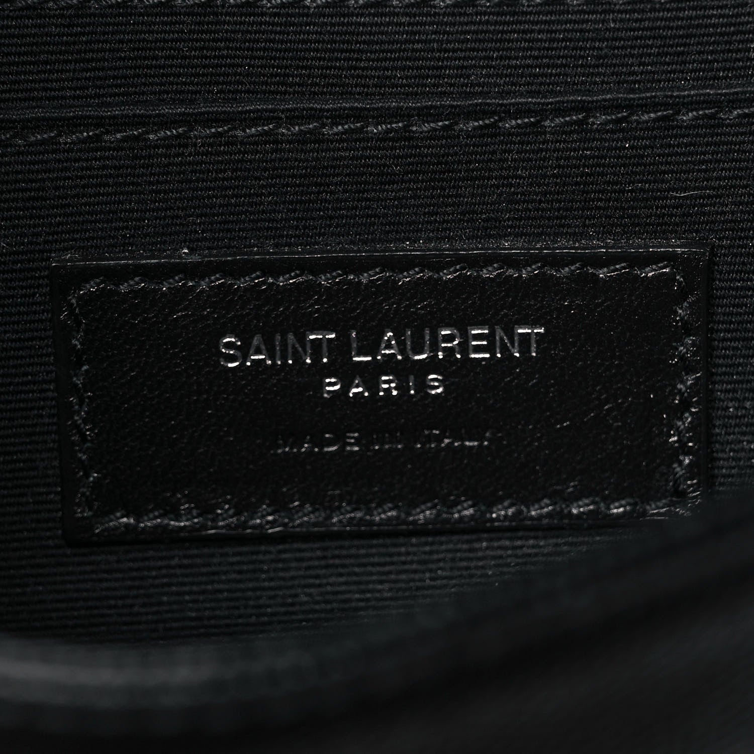 Saint Laurent Grain De Poudre Monogram Toy West Hollywood Fold-Over Bag Black 8 of 10