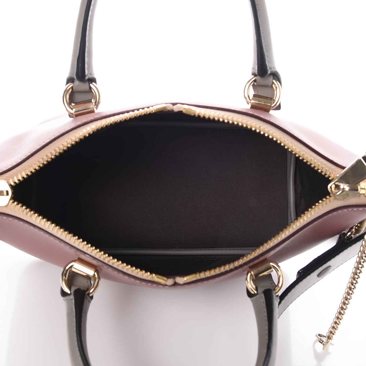 Smooth Calfskin Mini Baylee Tote Darlington Pink