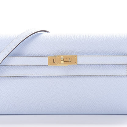 Hermes Epsom Kelly Wallet To Go Bleu Brume 7 of 10
