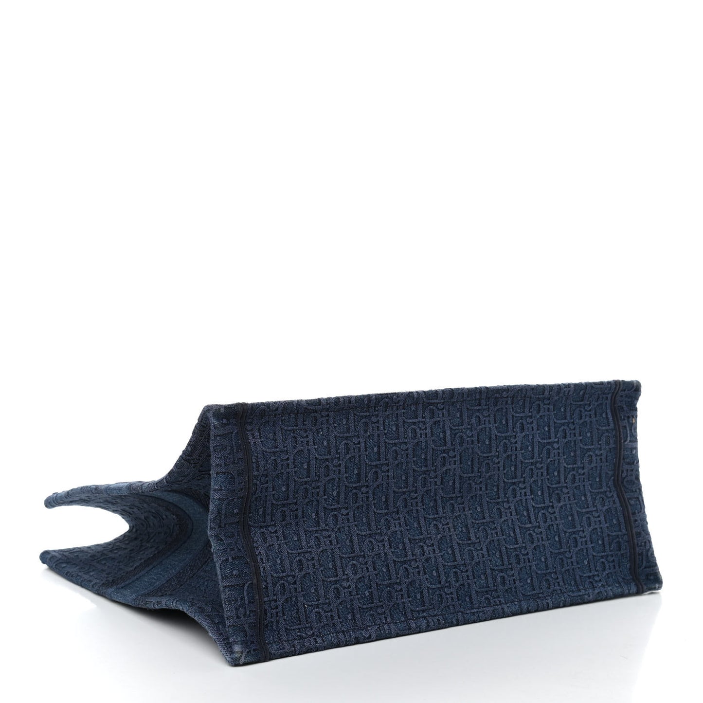 Oblique Denim Book Tote Denim Blue