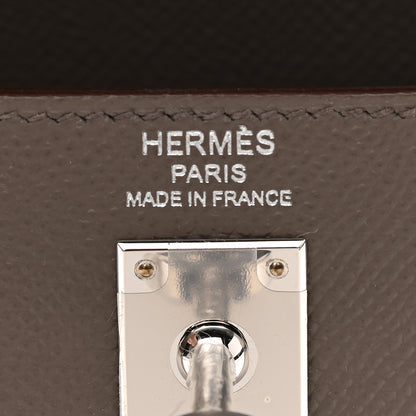 Hermes Epsom Kelly Sellier 25 Etain 6 of 10