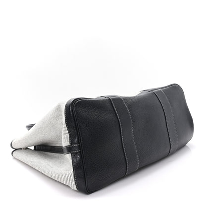 Hermes Toile Buffle Skipper Garden Party 36 MM Tote Black 3 of 8