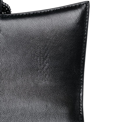 Balenciaga Strass Suede Hourglass Top Handle Bag XS Black Jet 10 of 10