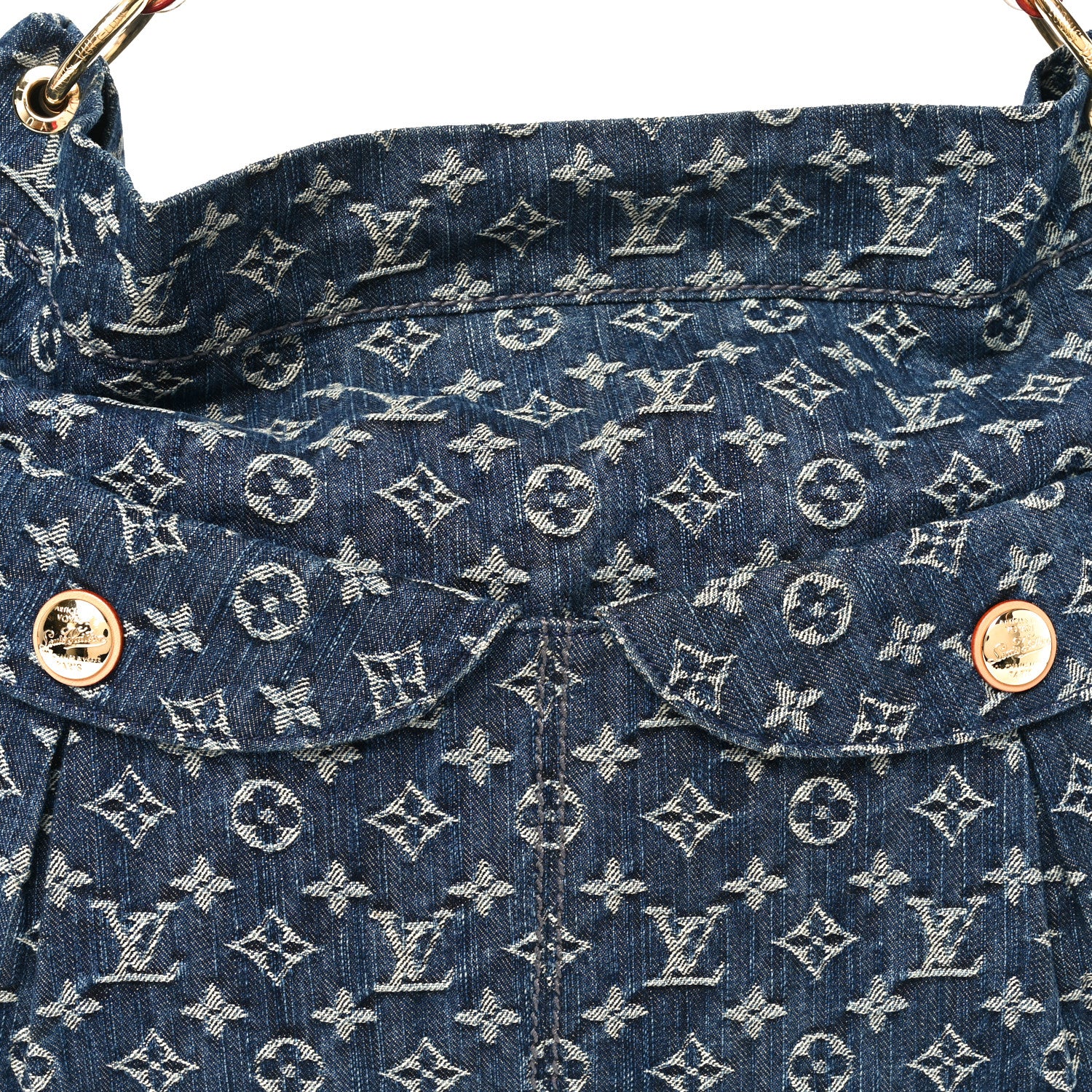 Louis Vuitton Denim Daily GM Gris Blue 7 of 9