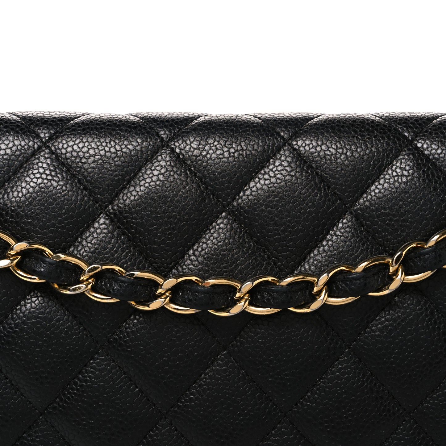 Caviar Maxi Single Flap Black