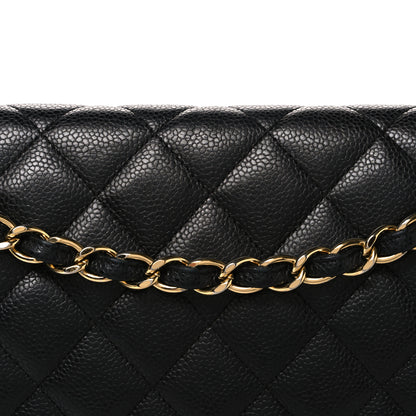 Chanel Caviar Maxi Single Flap Black 8 of 11
