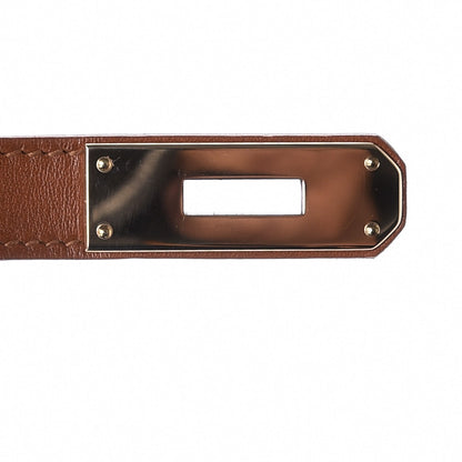 Hermes Tadelakt Ghillies Birkin 35 Fauve 18 of 29