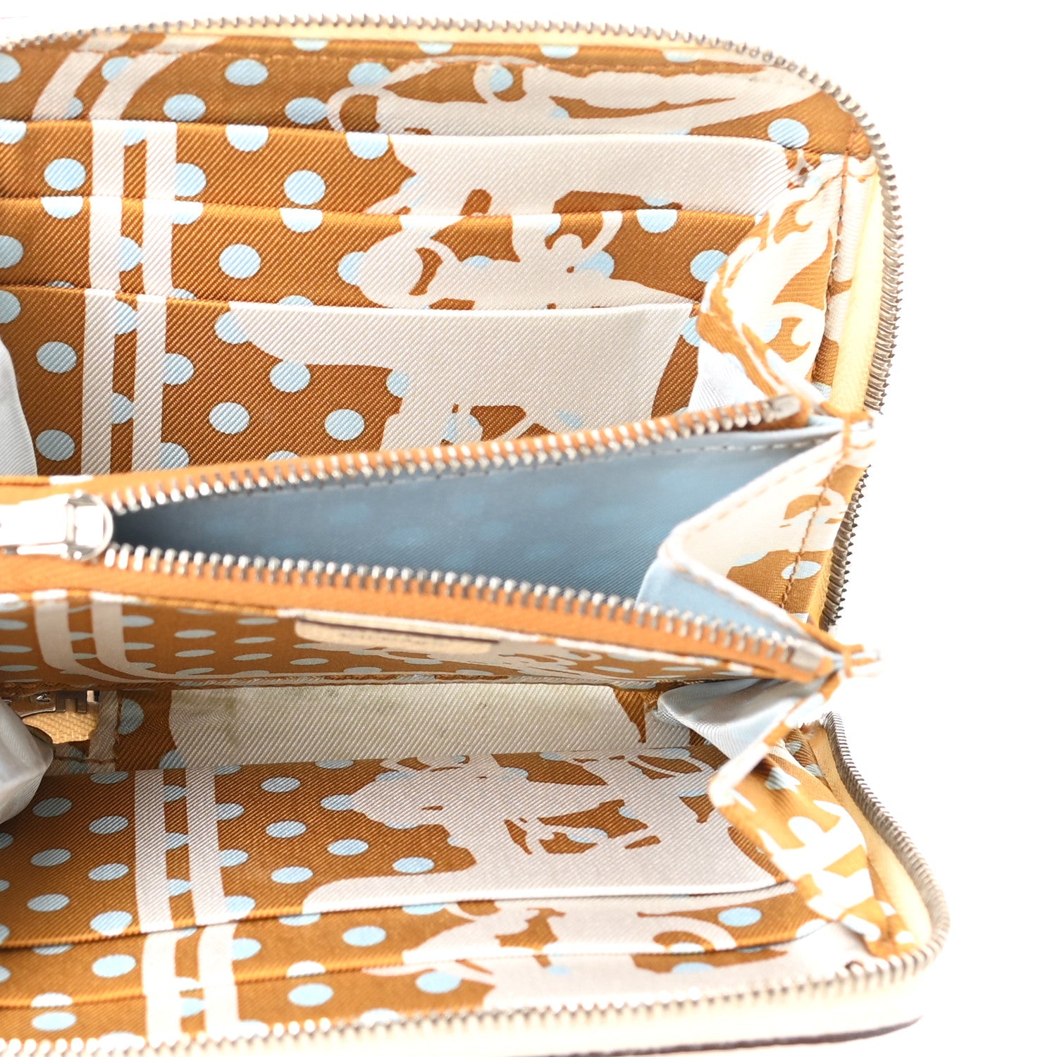 Hermes Epsom Silk'in Compact Wallet Nata 5 of 8