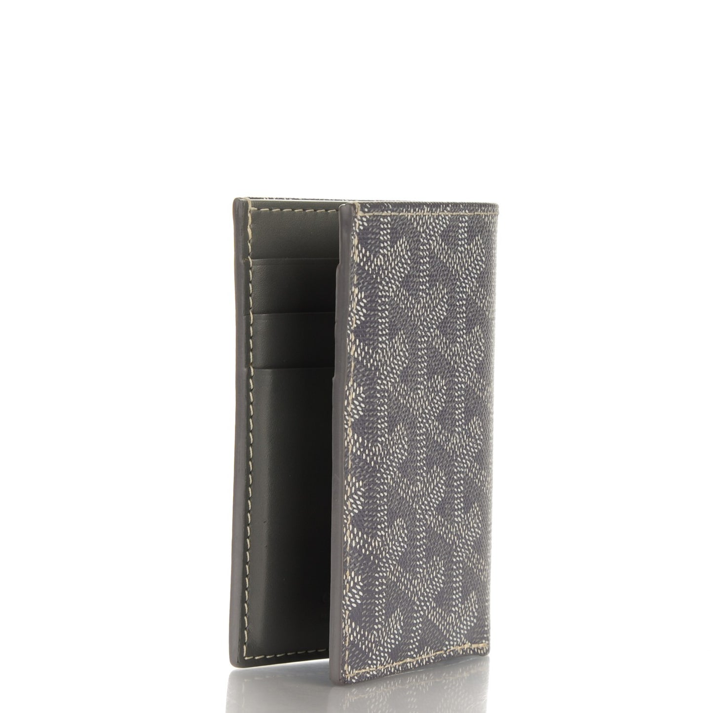 Goyardine Saint Pierre Card Holder Grey