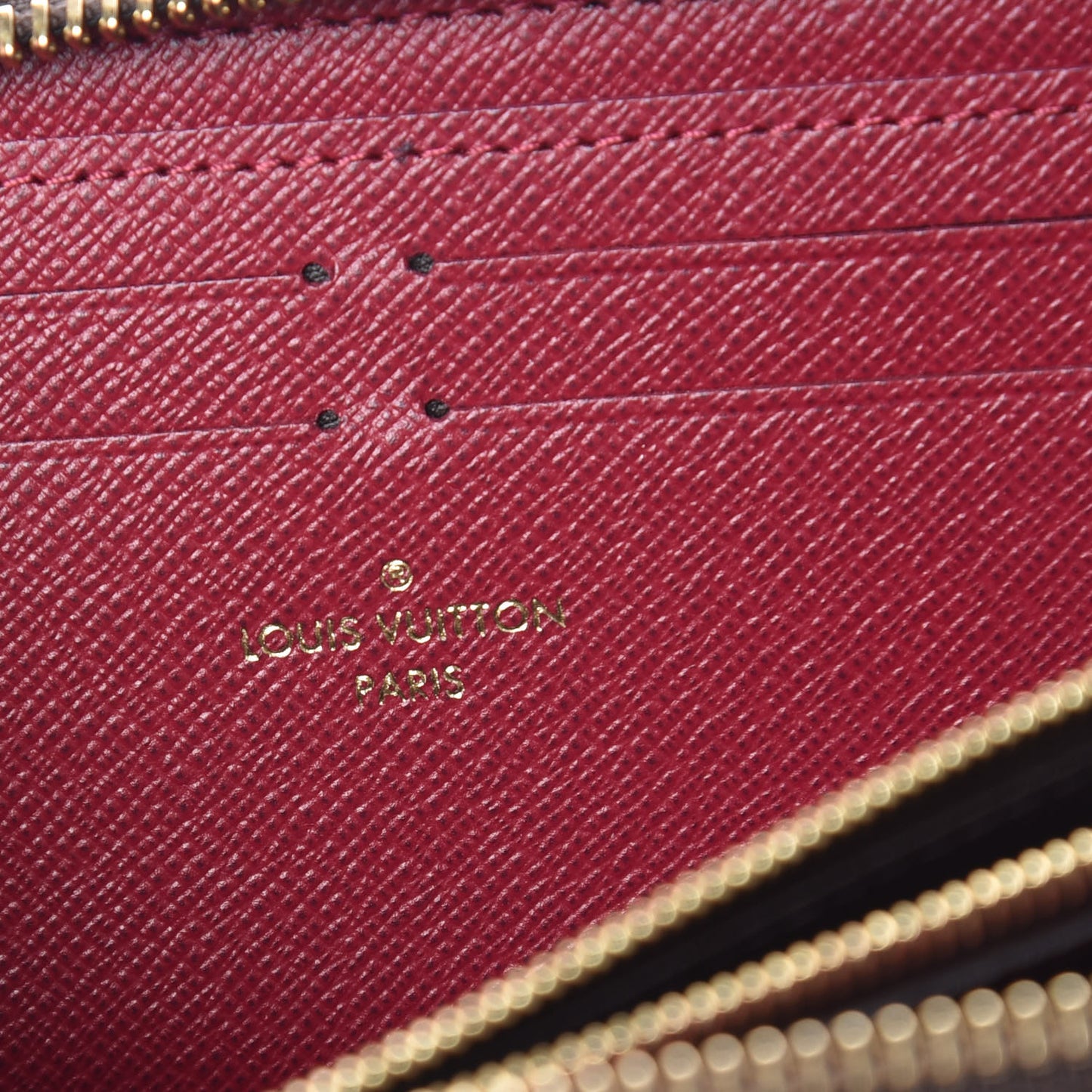 Monogram Clemence Wallet Fuchsia