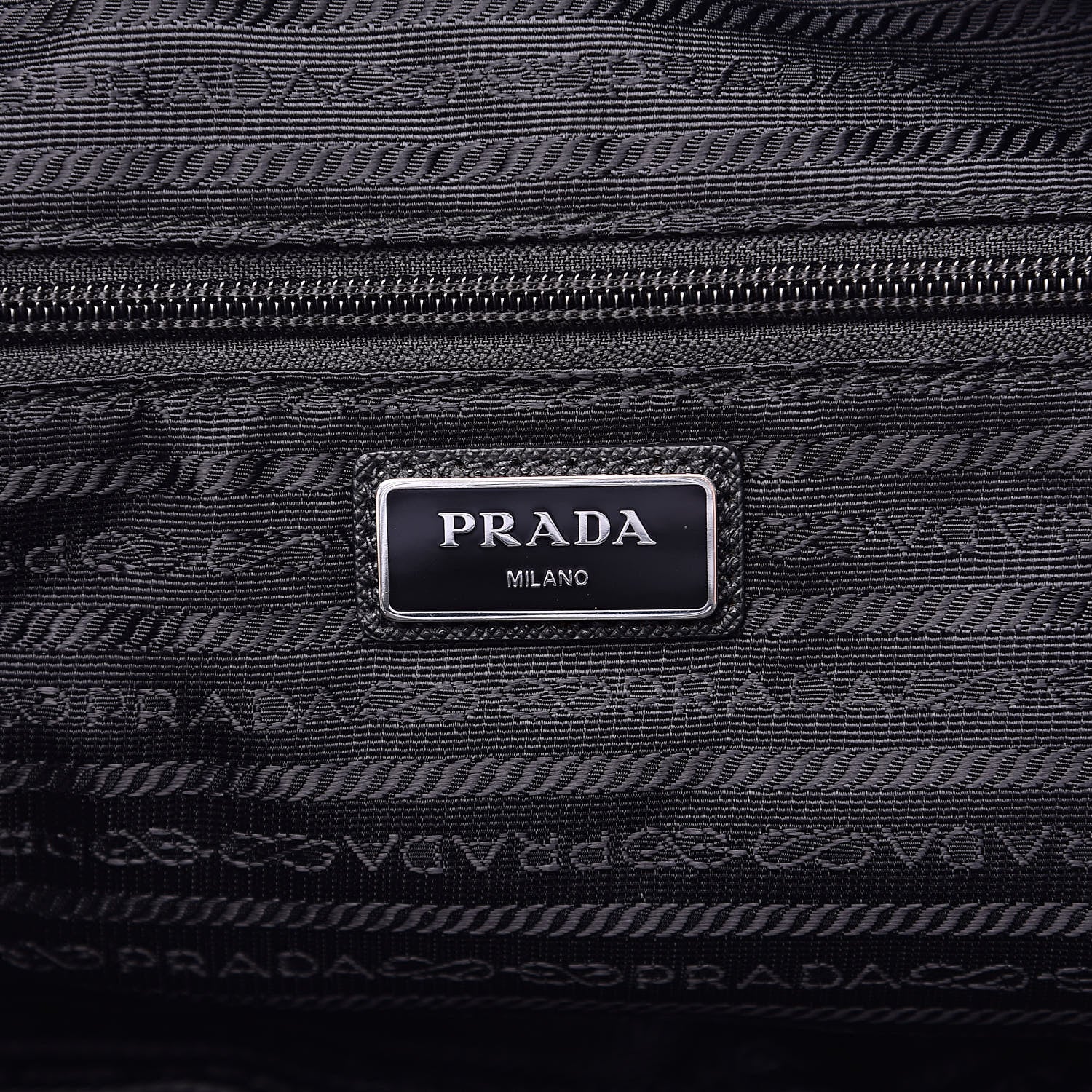 Prada Tessuto Nylon Saffiano Viaggio Duffle Black 6 of 13