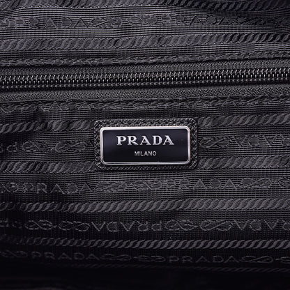 Prada Tessuto Nylon Saffiano Viaggio Duffle Black 6 of 13