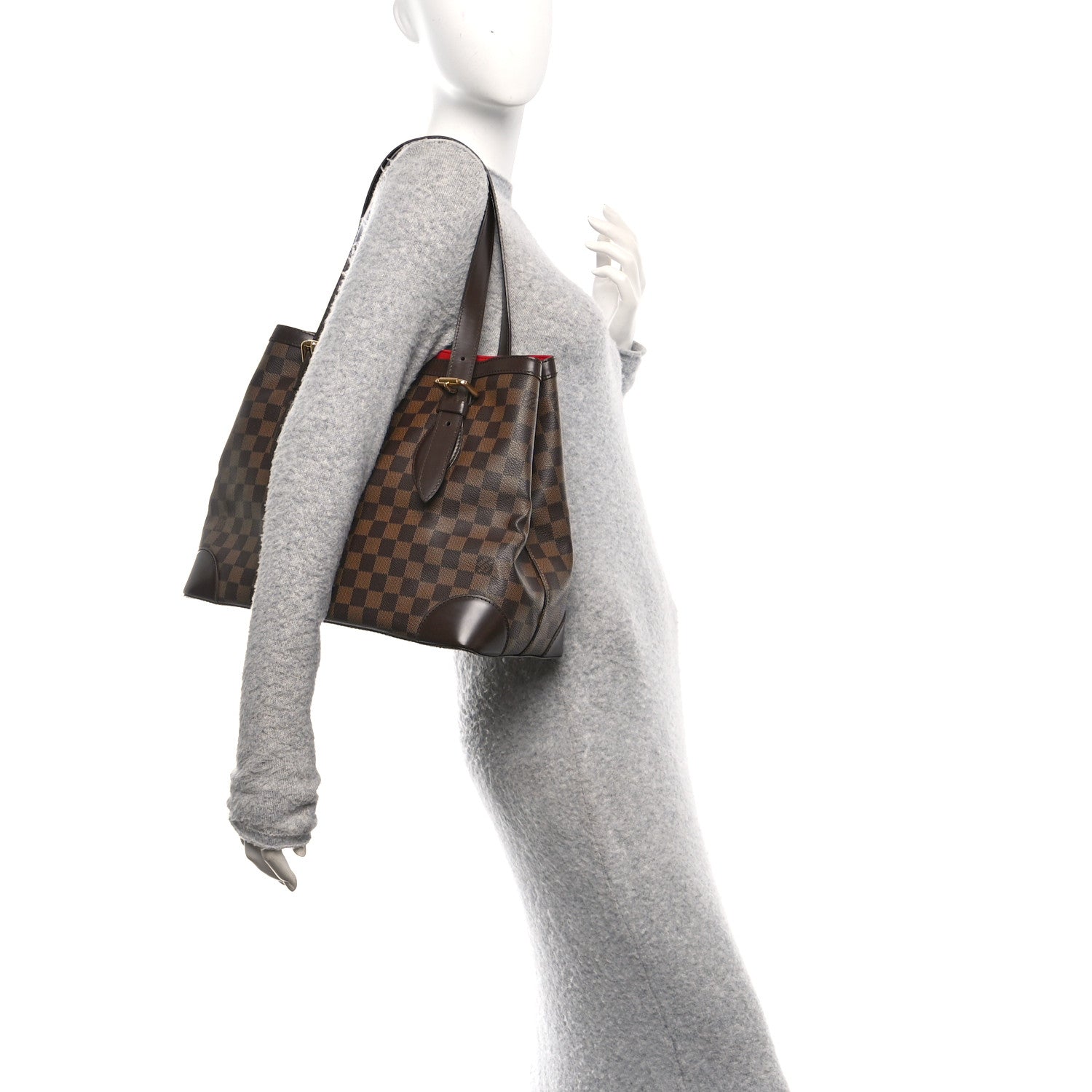 Louis Vuitton Damier Ebene Hampstead MM 2 of 9