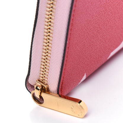 Louis Vuitton Monogram Giant Zippy Wallet Rouge Rose 11 of 12