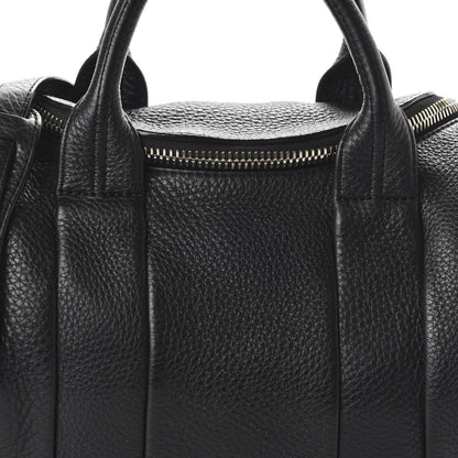 Alexander Wang Pebbled Lambskin Rockie Black Pale Gold Hardware 9 of 9