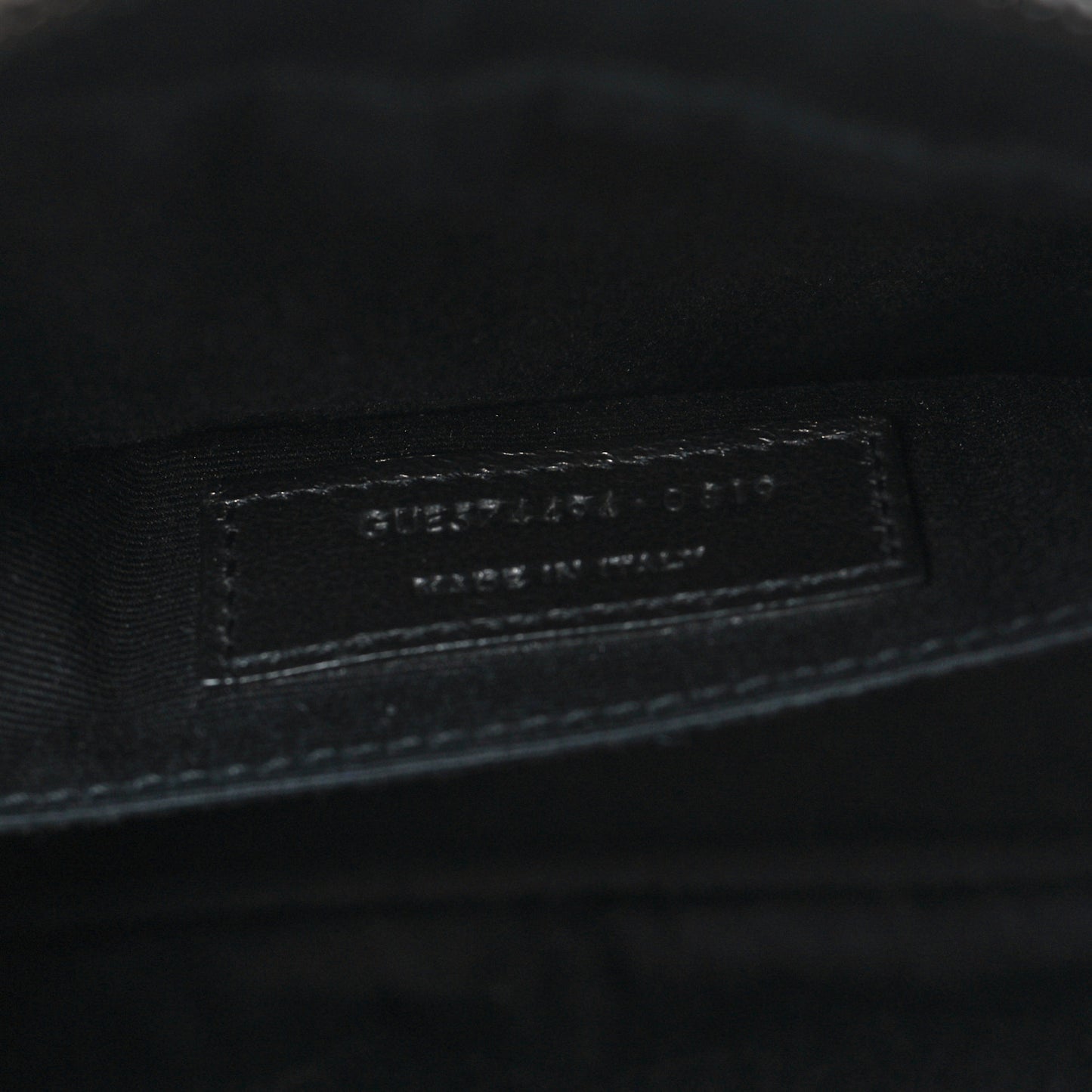 Calfskin Matelasse Monogram Monochrome Lou Camera Bag Black