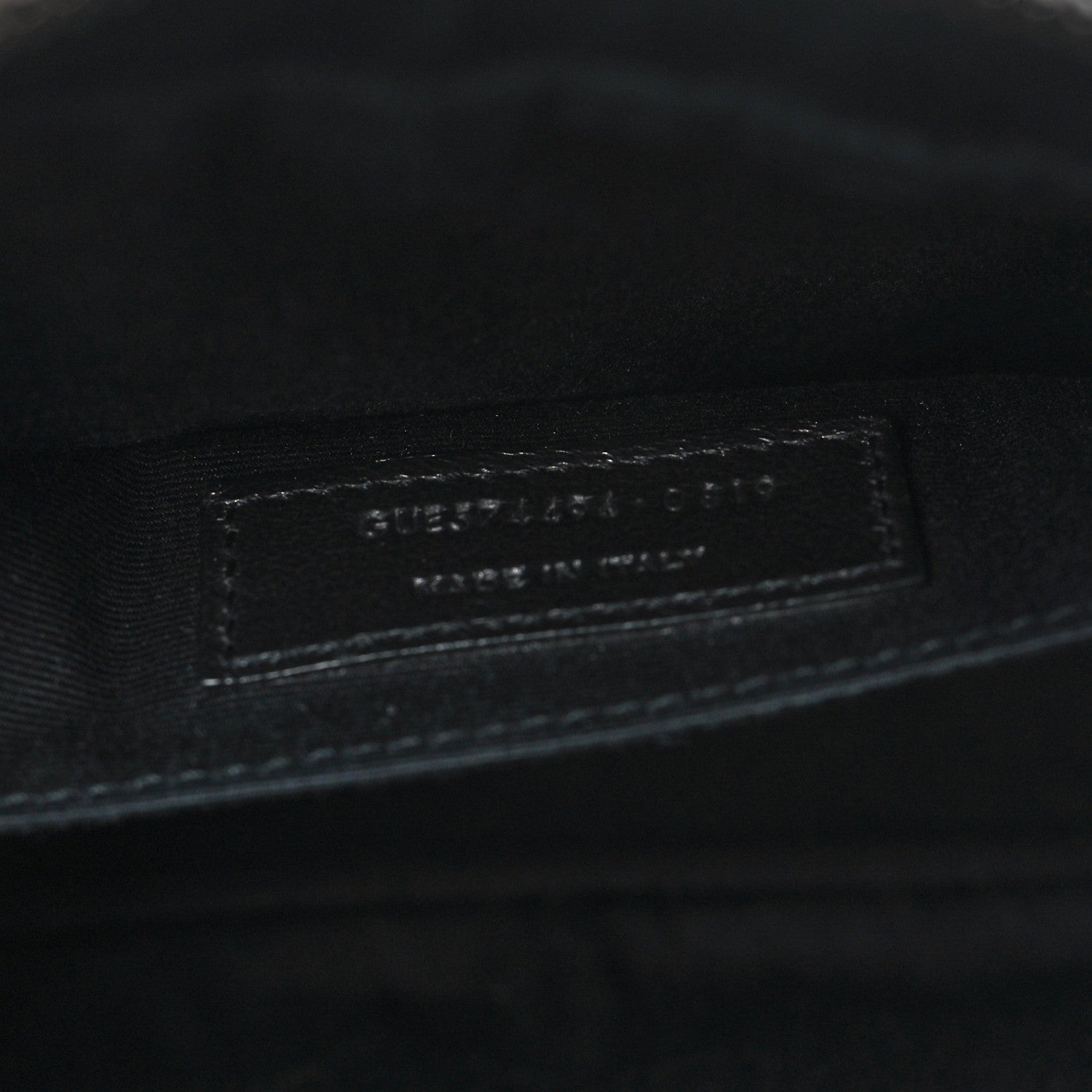 Saint Laurent Calfskin Matelasse Monogram Monochrome Lou Camera Bag Black 7 of 9