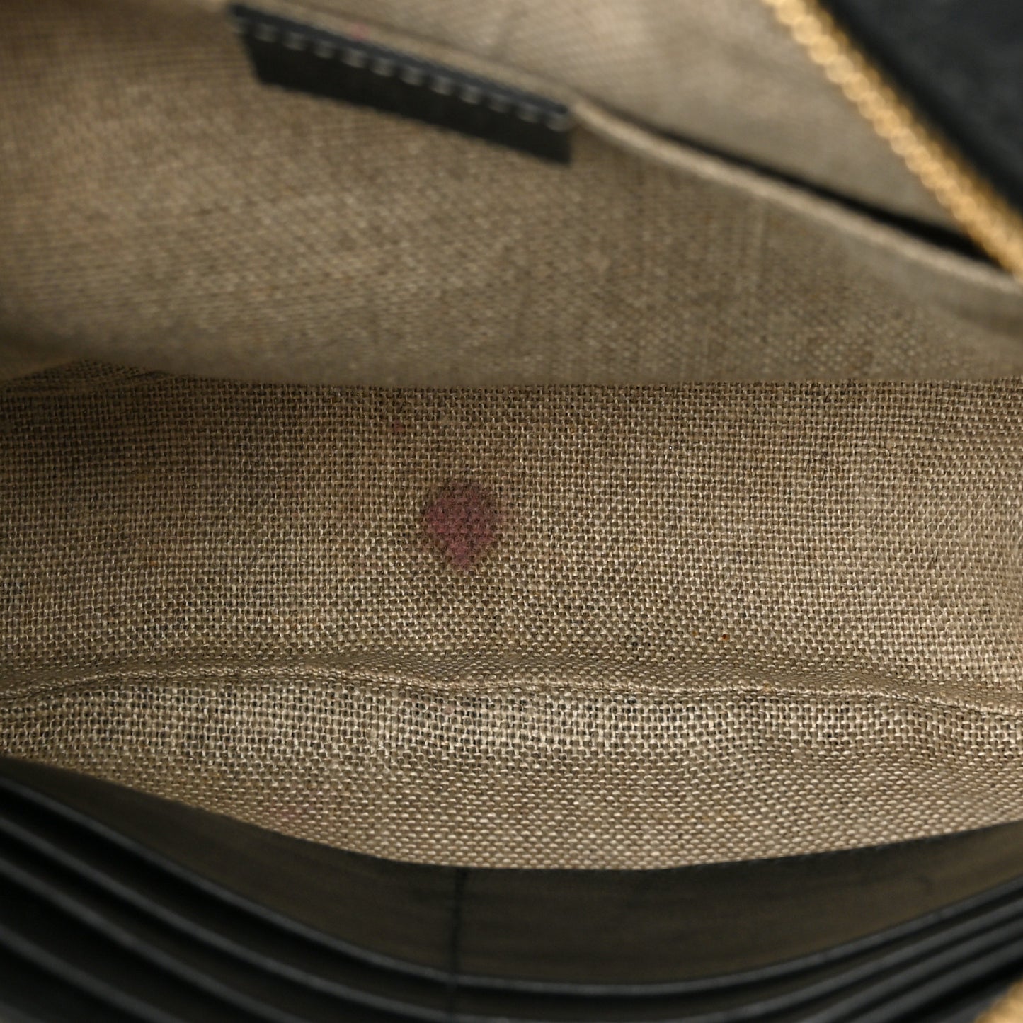 Microguccissima Mini Bree Messenger Bag Black