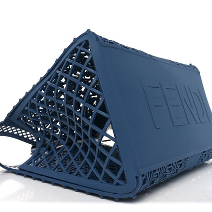 Fendi Recycled Plastic Forty8 Basket Neon Blue Dark Nut 8 of 9