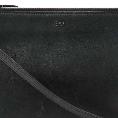 Celine Lambskin Large Trio Crossbody Bag Black 7 of 11