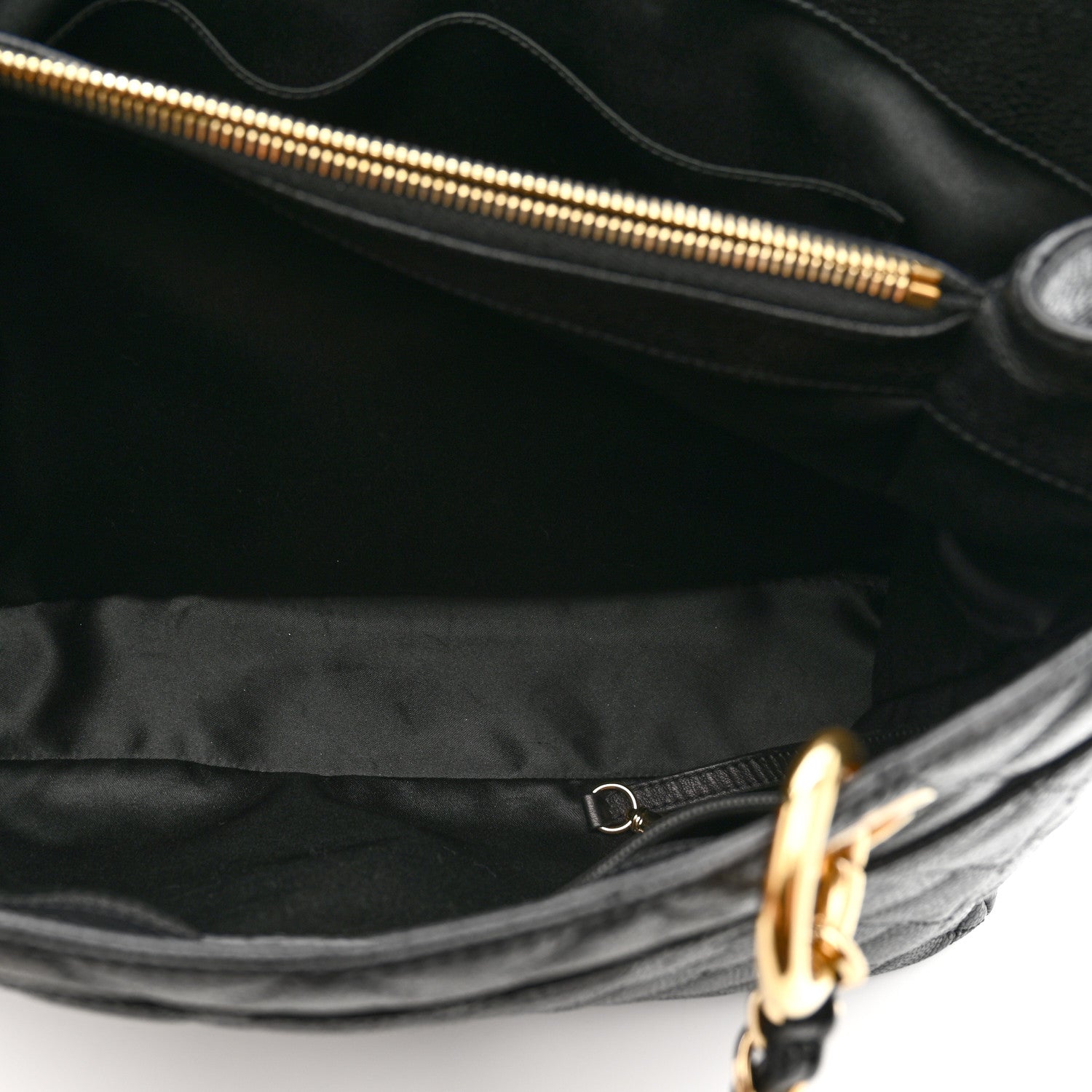 Chanel Caviar Quilted Grand Shopping Tote GST Black 6 of 11