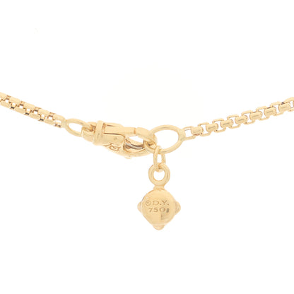 David Yurman 18K Yellow Gold 1.7mm Box Chain Necklace 18" 4 of 5
