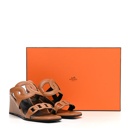 Hermes Nappa Figari 55 Sandals 36.5 Naturel 9 of 9