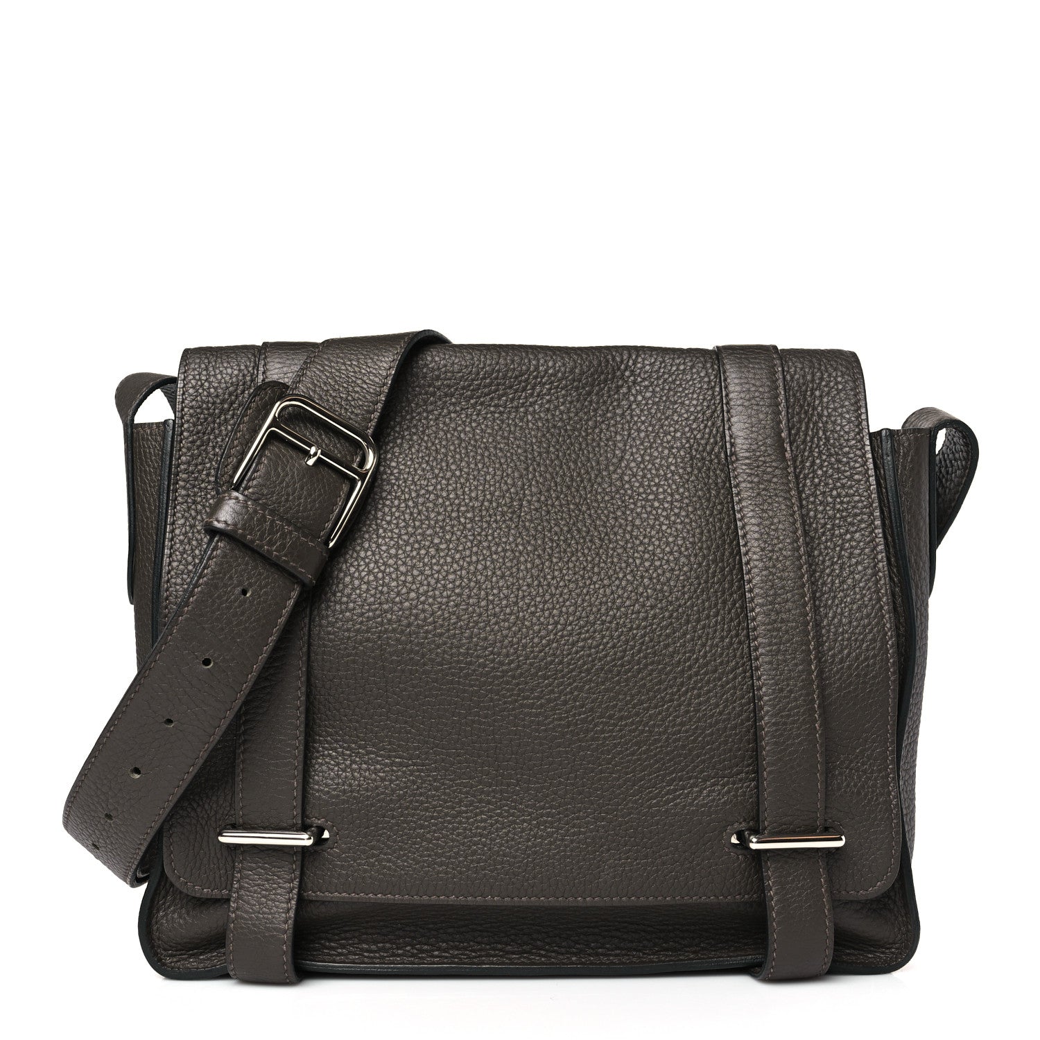 Hermes Taurillon Clemence Steve Caporal Messenger Taupe 1 of 10
