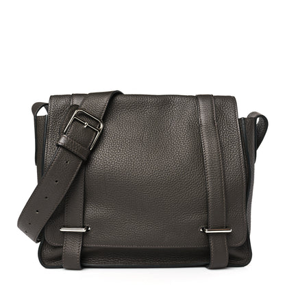 Hermes Taurillon Clemence Steve Caporal Messenger Taupe 1 of 10