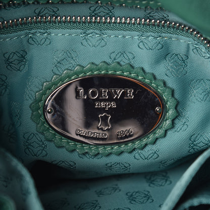 Loewe Calfskin Flamenco Shoulder Bag Green 6 of 10