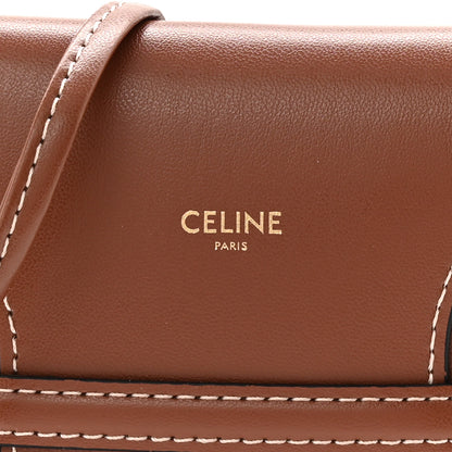 Celine Smooth Calfskin Sunglasses Pouch Tan 6 of 6