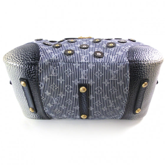 Denim Polka Dot Trunks and Bags Bowly