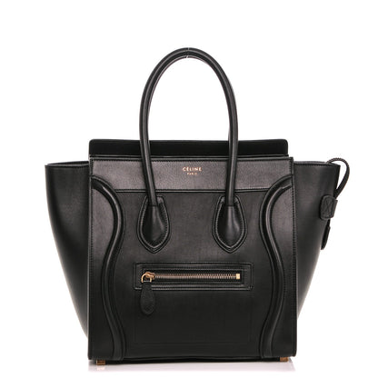 Celine Smooth Calfskin Micro Luggage Black 1 of 6