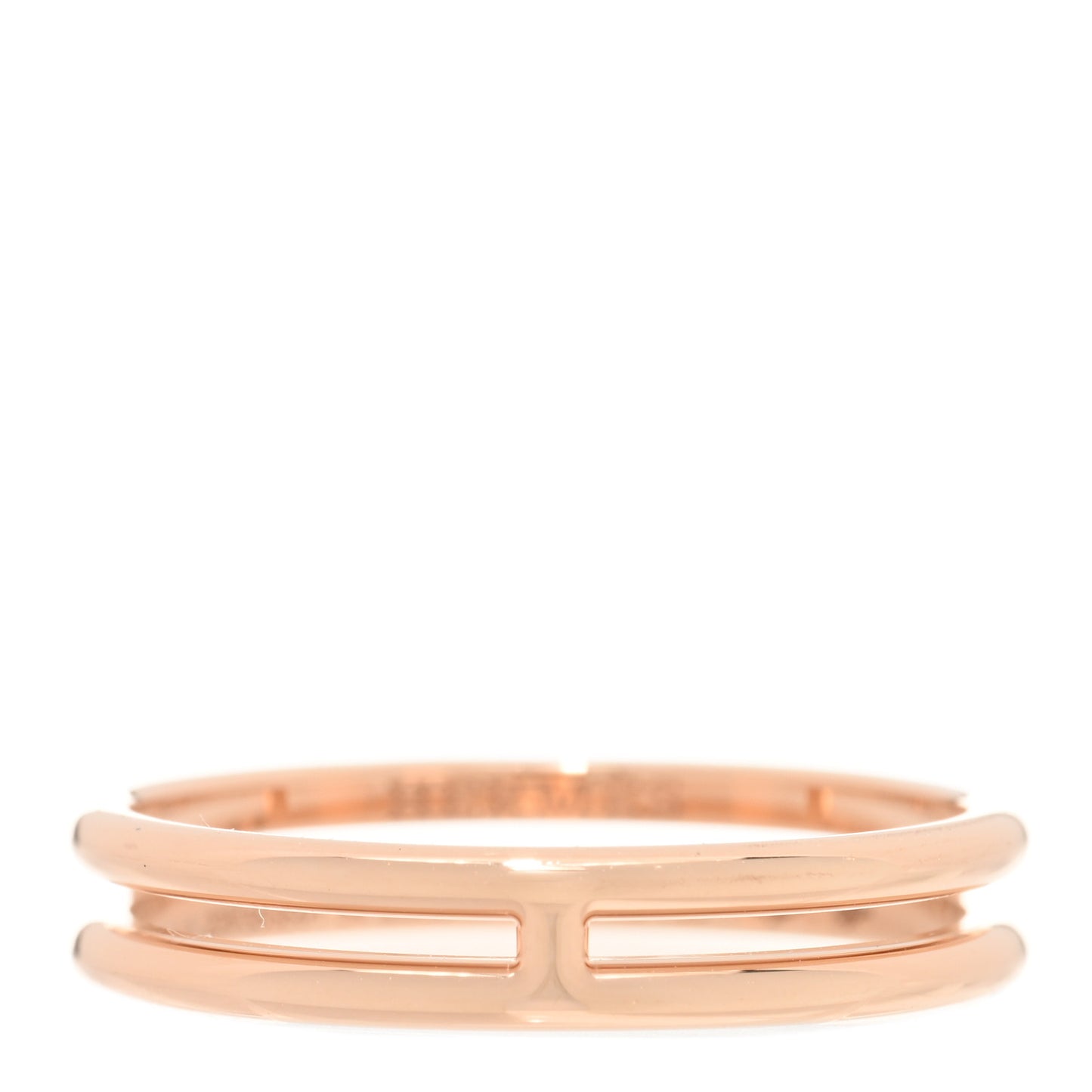 18K Rose Gold Ariane Wedding Band Ring 54 7