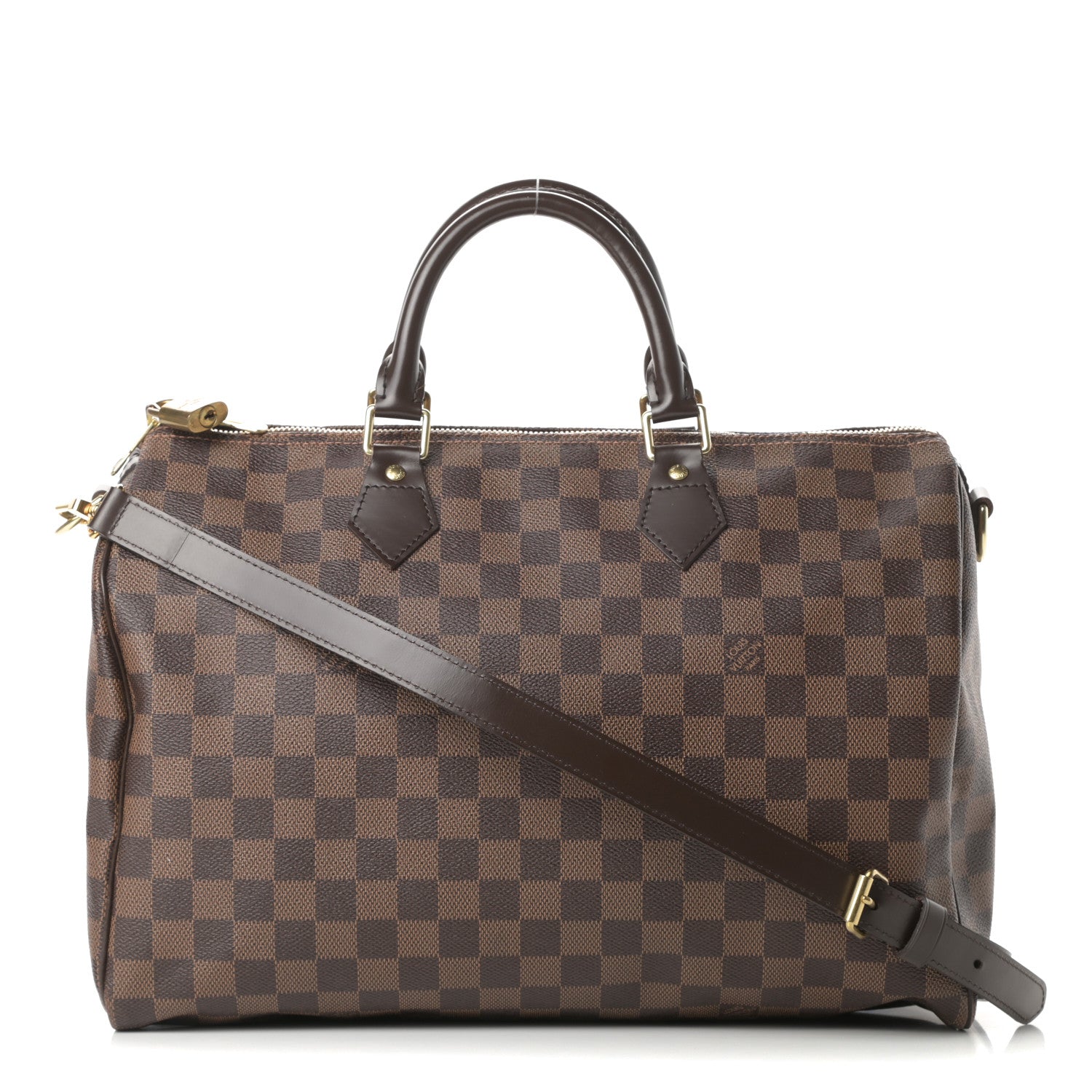 Louis Vuitton Damier Ebene Speedy Bandouliere 35 1 of 12