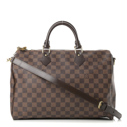 Louis Vuitton Damier Ebene Speedy Bandouliere 35 1 of 12