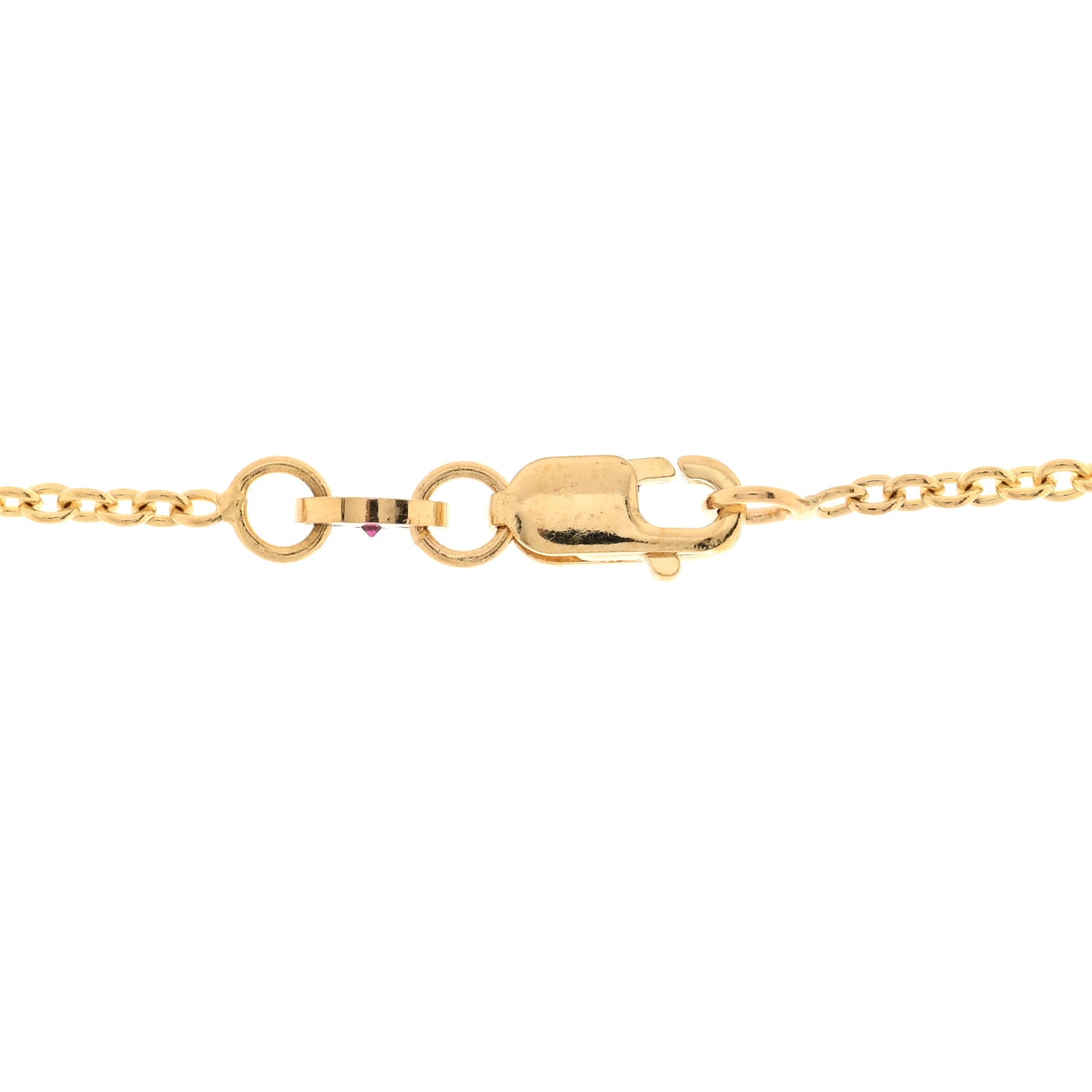 Roberto Coin 18K Yellow White Gold Diamond Open Heart Pendant Necklace Black 4 of 4