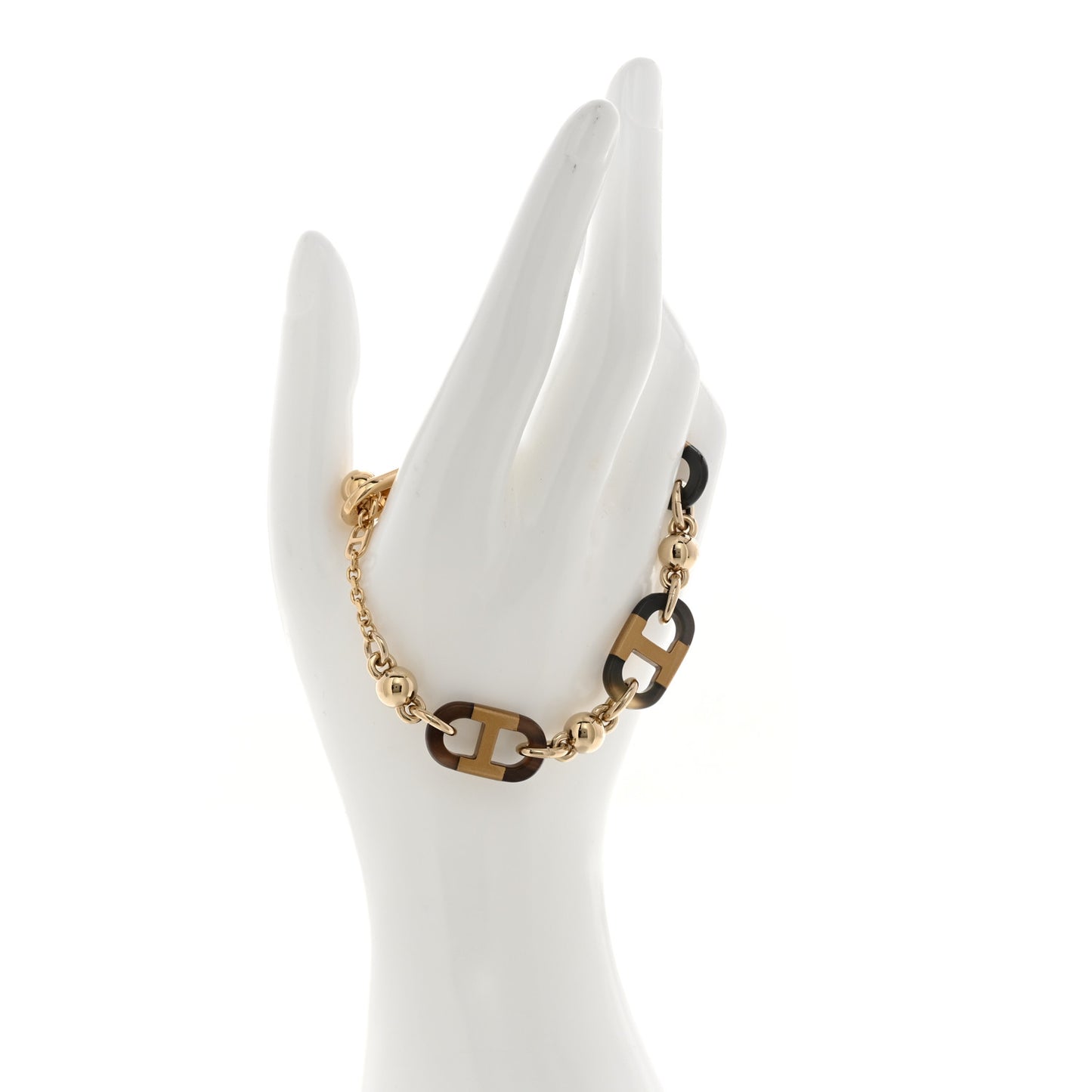 Lacquered Permabrass Sur Mer Bracelet Gold