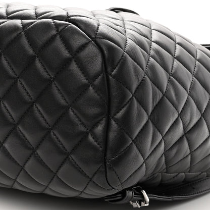 Chanel Lambskin Quilted Large Urban Spirit Backpack Black 9 of 12