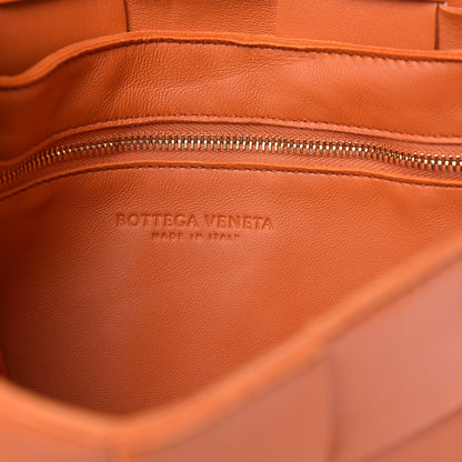 Bottega Veneta Nappa Maxi Intreccio Cassette Bag Burned Orange 6 of 10