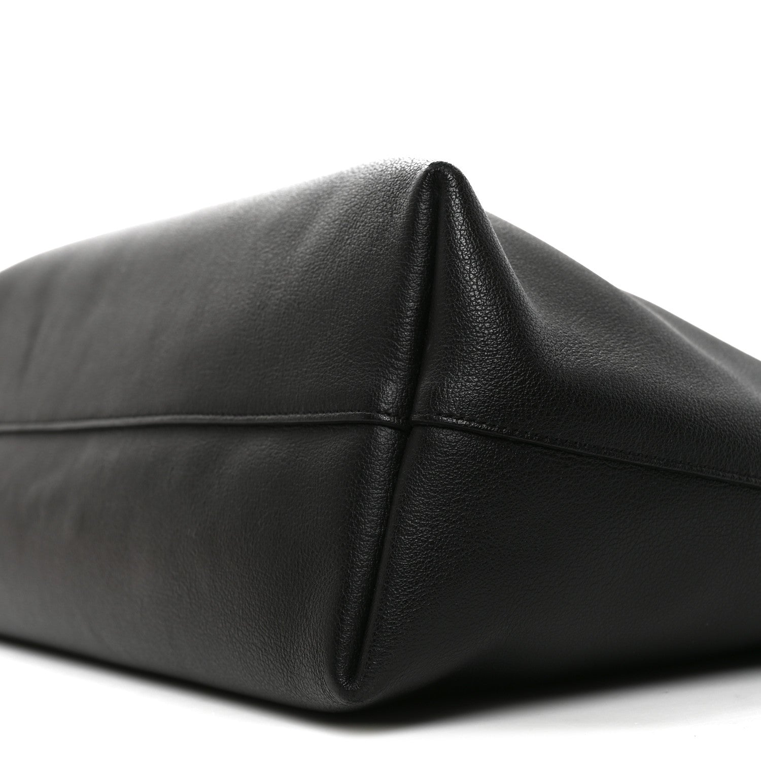 Saint Laurent Calfskin Large Shopping Tote Black 10 of 10