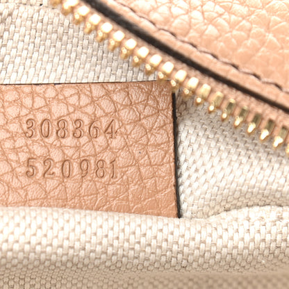 Gucci Pebbled Calfskin Small Soho Disco Bag Camelia 8 of 8