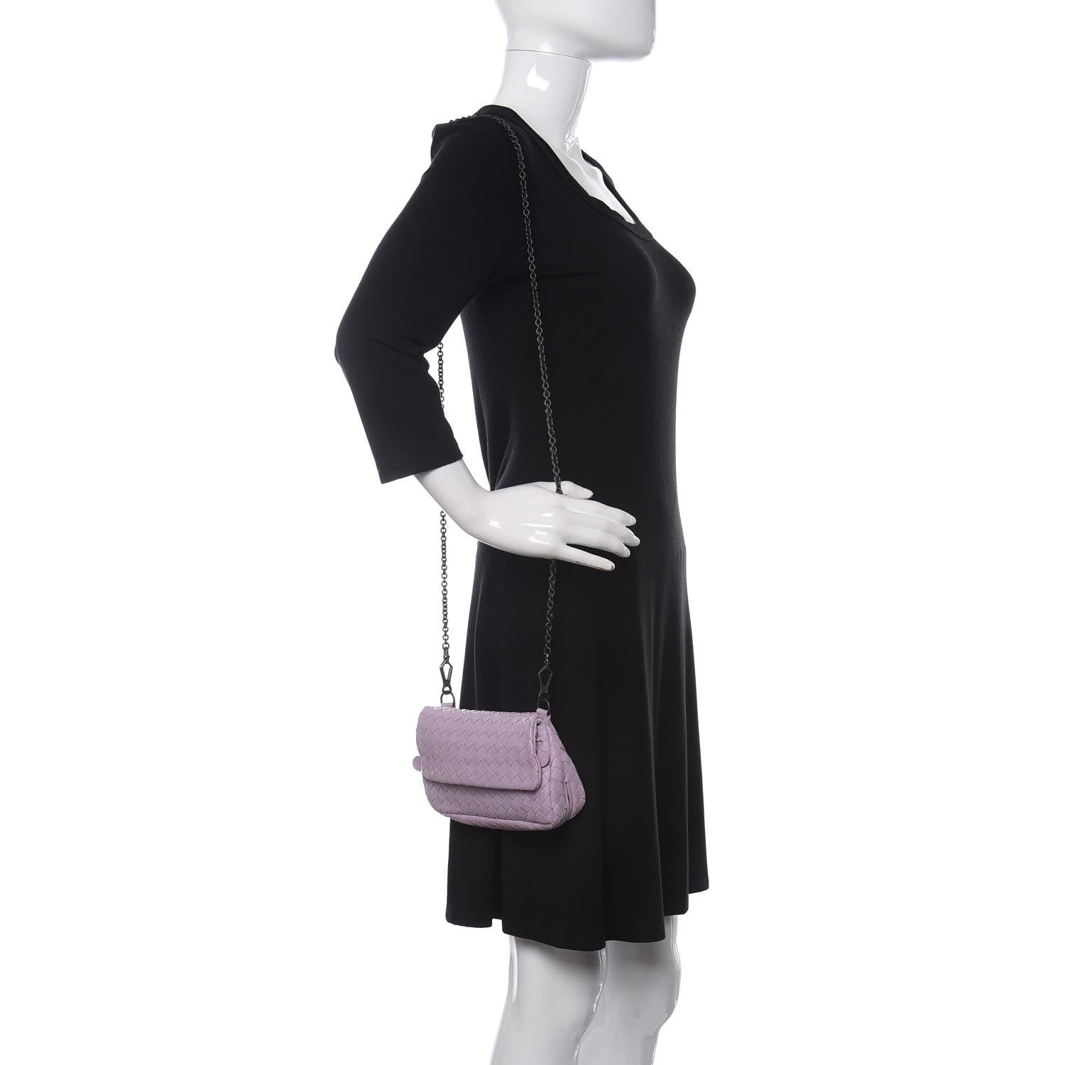 Bottega Veneta Nappa Intrecciato Mini Chain Messenger Parme 2 of 10