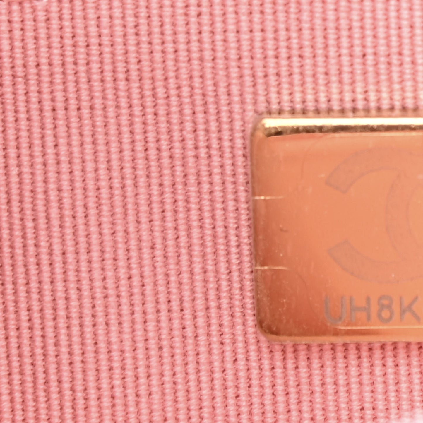 Caviar Quilted Wallet on Chain WOC Light Pink