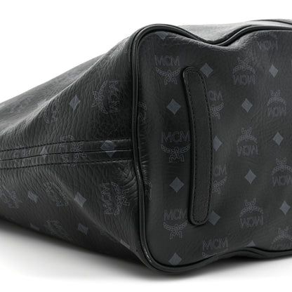 MCM Visetos Large Liz Reversible Shopper Tote Black 12 of 25